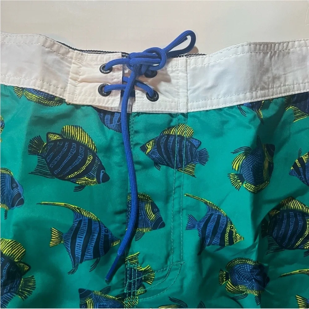 NAUTICA Blue Sail Fish Swim Trunk